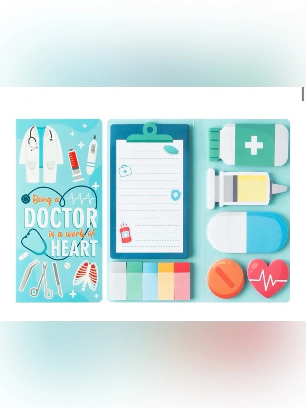 $6 Medical-Themed Tablet Accessory Set with Sticky Notes$6 WHEN BUNDLED WITH 3 O